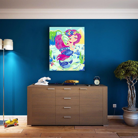 Kleine Meerjungfrau Malen nach Zahlen