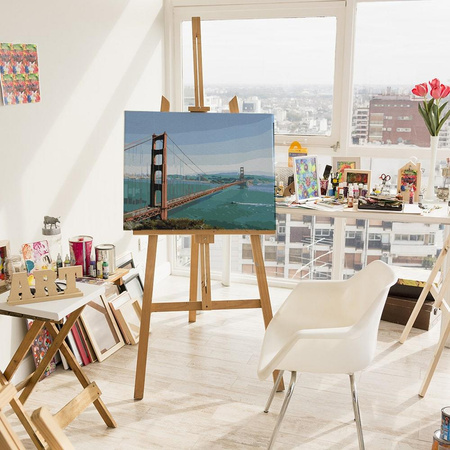 Über die Brücke zu Träumen Malen nach Zahlen ohne Rahmen