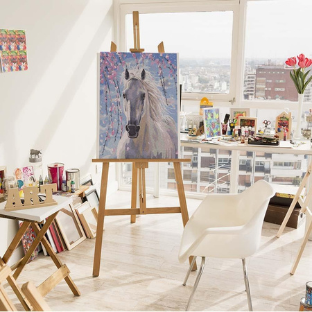 Weißer als Schnee Malen nach Zahlen ohne Rahmen