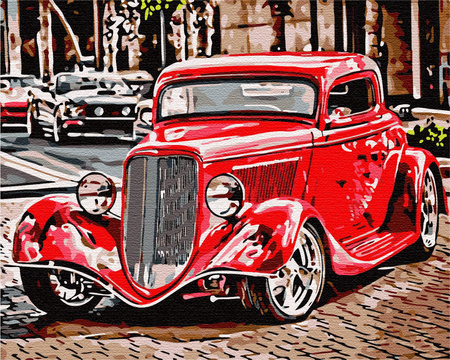 Retro-Auto Malen Nach Zahlen