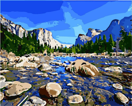 Berge Malen nach Zahlen