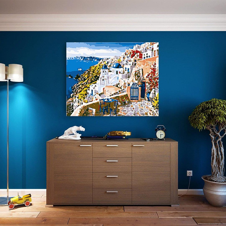 Santorin Malen nach Zahlen