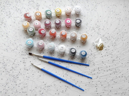 Piercing Look 40x50 Malen nach Zahlen