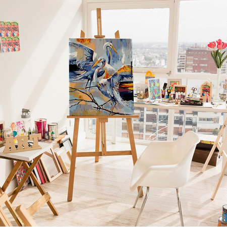 Störche Malen Nach Zahlen