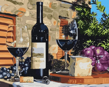 Wein Malen Nach Zahlen