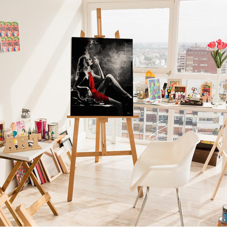 Dame mit Zigarette Malen Nach Zahlen