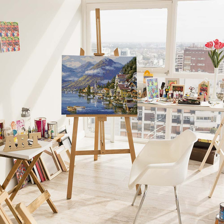 Hallstatt. Österreich Malen Nach Zahlen