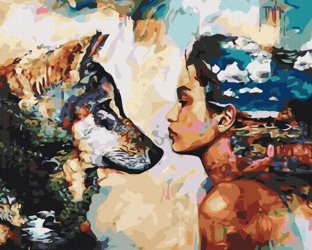 Seelenreisen Malen nach Zahlen ohne Rahmen