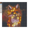 Diamantstickerei ohne Rahmen Fuchs 30x30 Diamantmosaik 5D