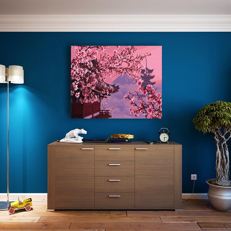 Sakura in Japan Malen Nach Zahlen