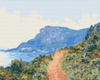 La Corniche in der Nähe von Monaco. Claude Monet Malen nach Zahlen