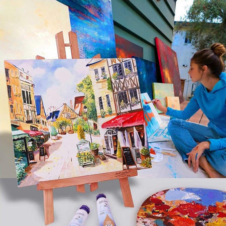 5x Baumwollleinwand 30x40cm Malleinwand