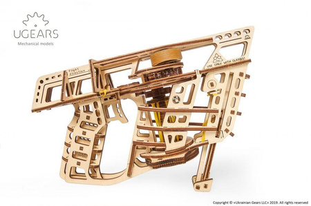 Flugzeugwerfer Mechanisches Modell, das zusammengebaut werden soll