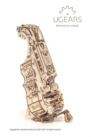 Korbowa Lira / Hurdy-Gurdy Klappmechanisches Modell