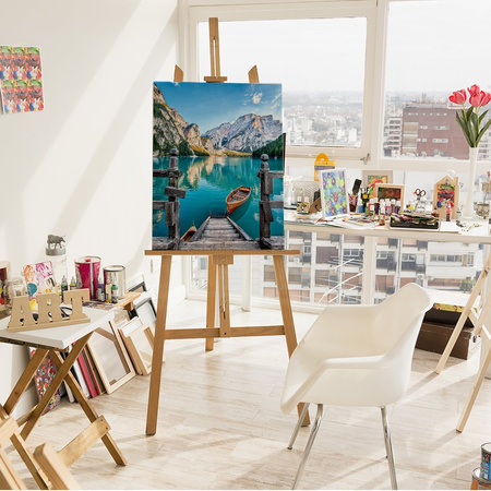 Boot auf dem See Malen Nach Zahlen