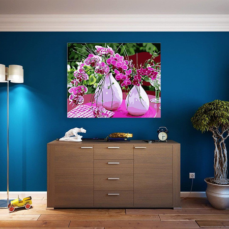 Rosa Stimmung Malen nach Zahlen