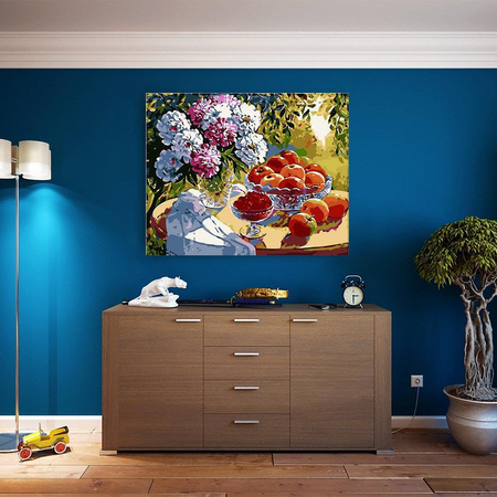 Sommerstrauß Malen nach Zahlen