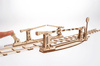 Antrieb mit Schienen Mechanisches Modell zum Zusammenklappen