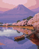Frühling in Japan Malen nach Zahlen ohne Rahmen