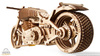 Motorrad VM-02. Mechanisches Modell zum Zusammenklappen