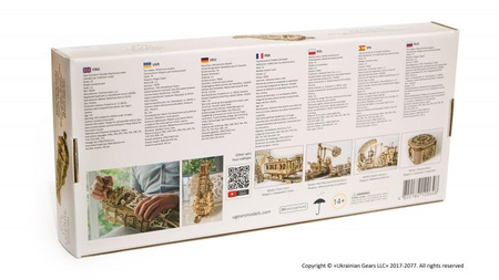 Korbowa Lira / Hurdy-Gurdy Klappmechanisches Modell