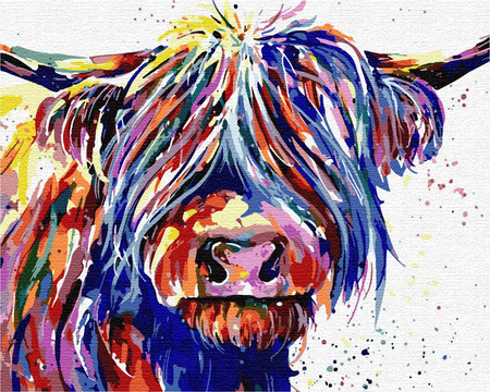 Bunter Stier Malen Nach Zahlen
