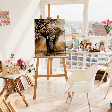 Elefant Malen nach Zahlen