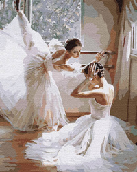 Ballerinas Malen Nach Zahlen