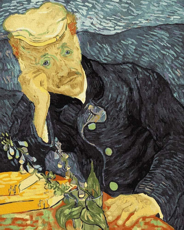 Vincent Van Gogh Porträt von Dr. Gachet Gemälde nach Zahlen