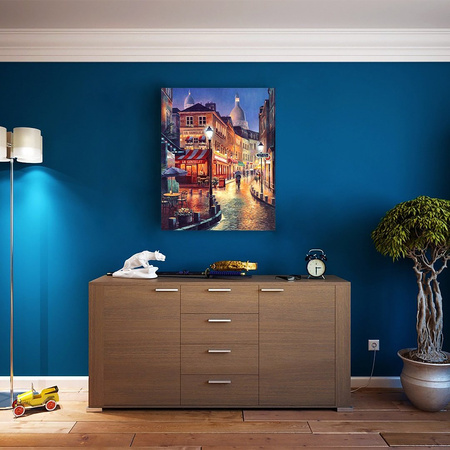 Verregnetes Paris Malen Nach Zahlen