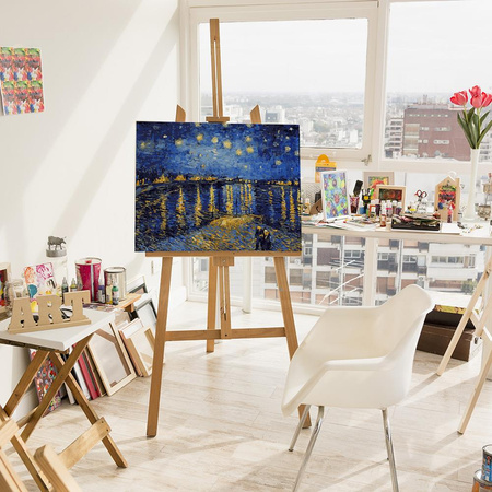 Sternennacht über der Rhone. Van Gogh Malen Nach Zahlen