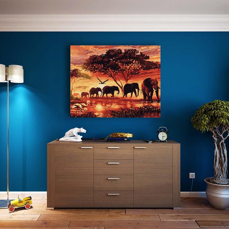 Elefanten – Geist Afrikas Malen Nach Zahlen