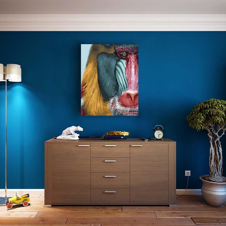 Rafiki Mandrill der Farbstoffe Malen nach Zahlen