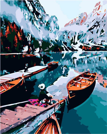 Boote Malen nach Zahlen