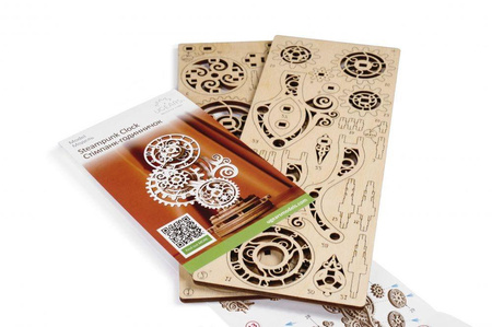 Mechanisches Steampunk Clock Folding Modell