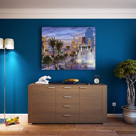 Las Vegas Stadt der Sünde 40x30cm Diamantmalerei Mosaik