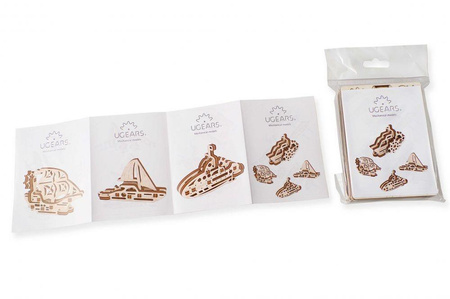 U-Fidgety Ship mechanisches Spielzeug 4-tlg.