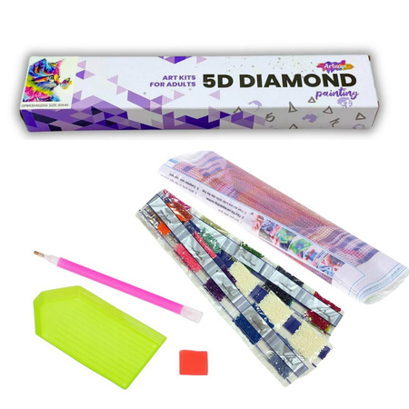 Diamantstickerei ohne Rahmen Sonnenuntergang über dem Meer 30x40 Diamantmosaik 5D