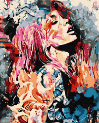 Aquarell-Porträt Malen Nach Zahlen