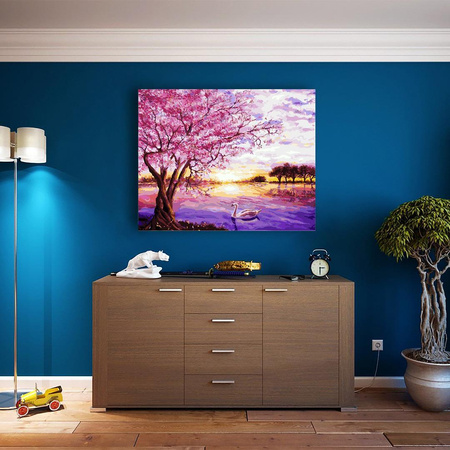 Sakura Malen nach Zahlen