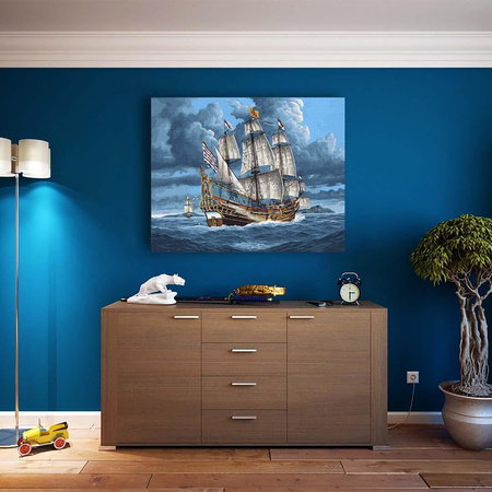 Segelschiff Malen nach Zahlen