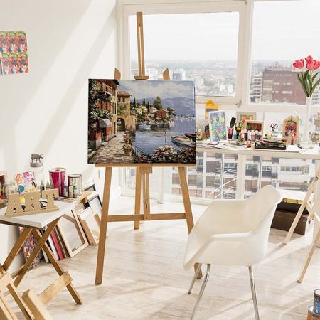 Eine friedliche Bucht Malen Nach Zahlen