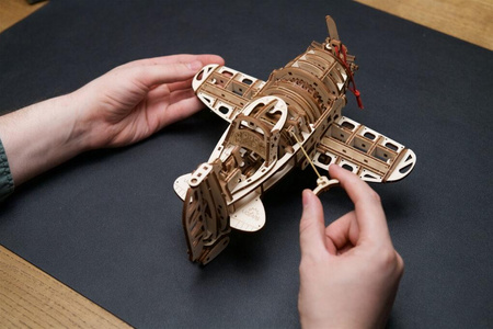 Mad Hornet Plane Puzzle 3D-Holzmodell zum Zusammenbauen