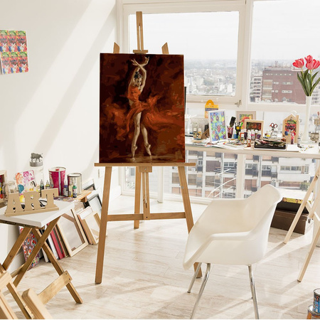 Tänzer malen nach Zahlen 65x50 cm