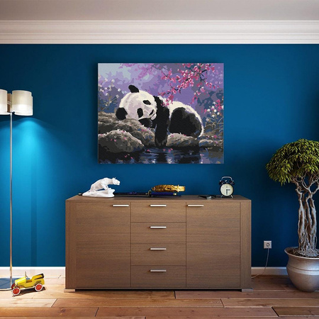 Der süße Traum des Pandas Malen Nach Zahlen