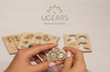 U-Fidgety Gearsmas hölzernes 3D-Puzzle. 4er Set