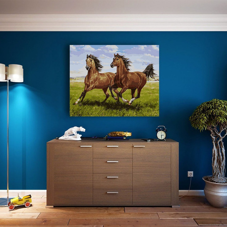 Laufende Pferde Malen Nach Zahlen