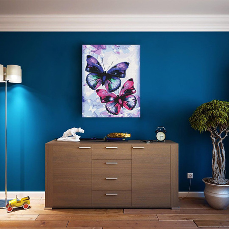 Glänzende Schmetterlinge Malen Nach Zahlen